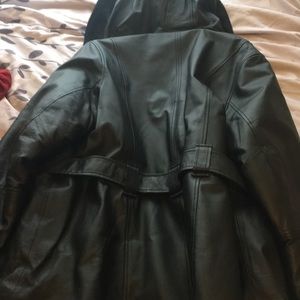 Wilsons back leather coat